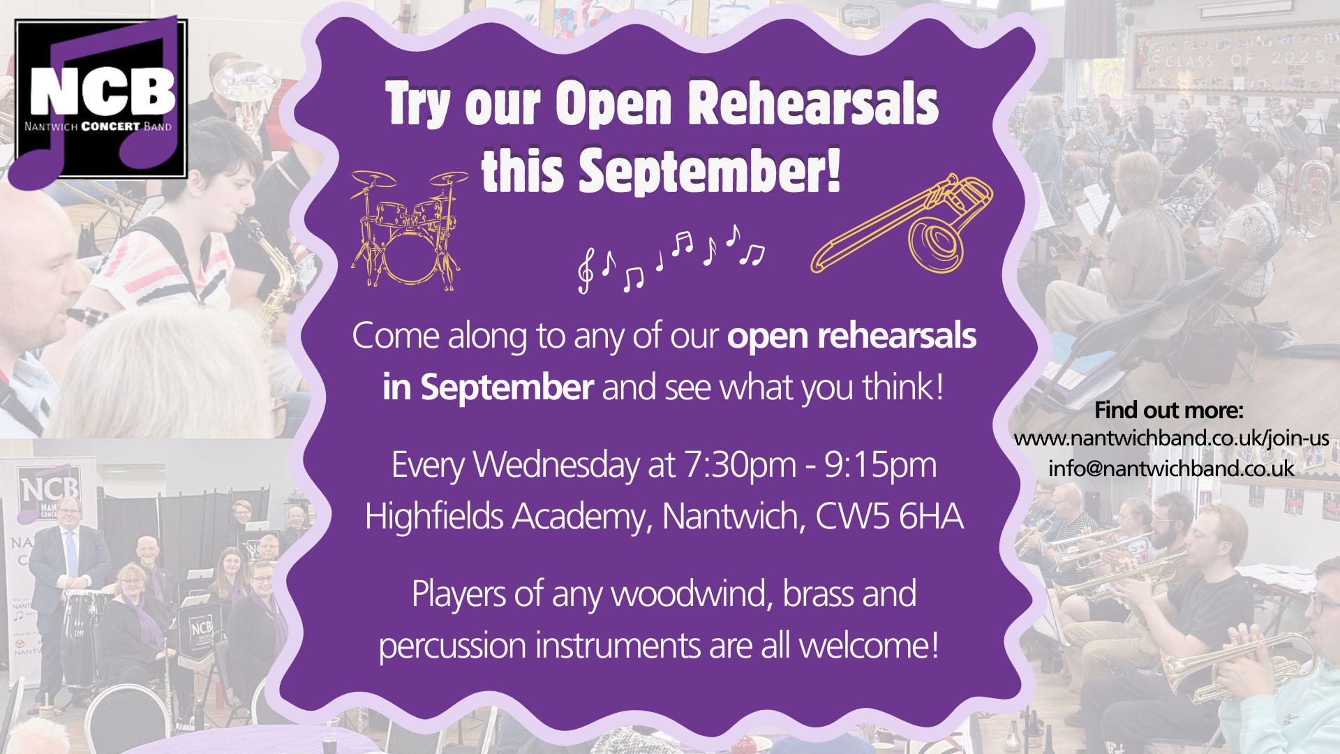 Open Rehearsals: 24 September